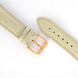 Bracelet Apple Watch, Cuir de veau, Or ivoire, SA1917