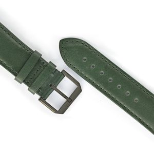 Bracelet Apple Watch, Cuir de veau, Vert forêt, ARM-01156