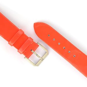 Apple Watch Band, cuir de veau, rouge fluo, VV12