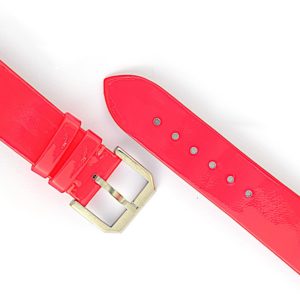 Cinturino Apple Watch, pelle di vitello, rosa fluo, VV16