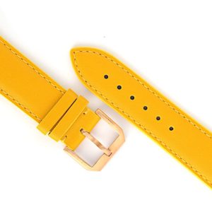 Bracelet Apple Watch, Cuir de veau, Jaune tournesol, ARM-01691