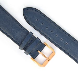 Bracelet Apple Watch, Cuir de veau, Bleu de Prusse, ARM-01690