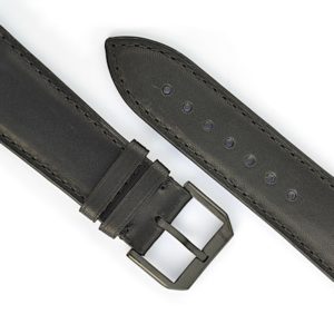 Apple Watch Armband, Kalbsleder, Waxy Black, RM1949